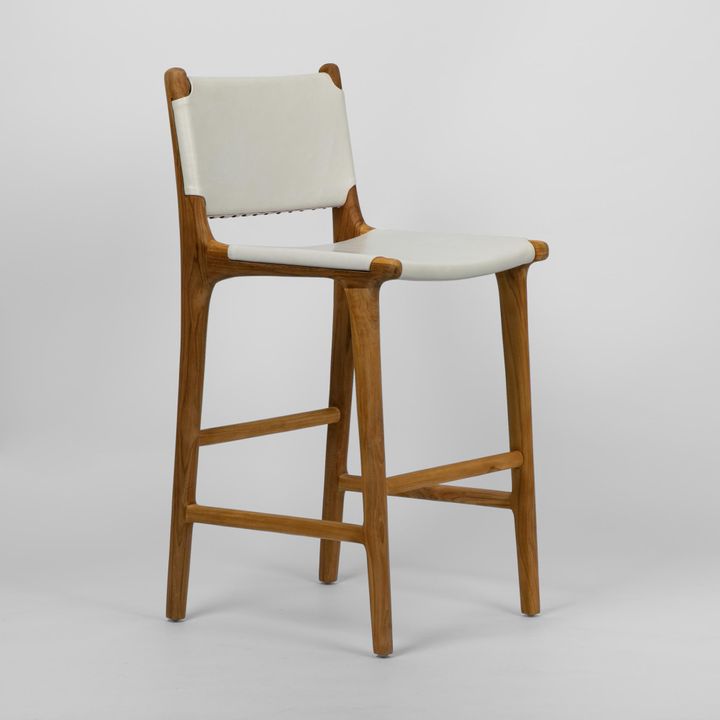 Marvin Barstool High Back White