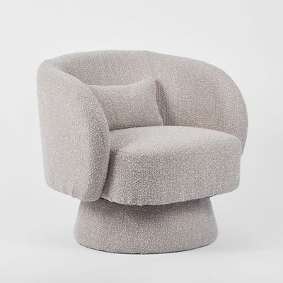 Selena Swivel Chair Stone