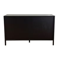 Santorini Dresser 6 Drawer Black