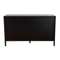 Santorini Dresser 6 Drawer Black