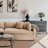 Santorini Dresser 6 Drawer Black