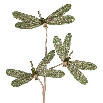 Dragonfly Floral Stem Green