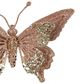 Sheena Glitter Clip on Butterfly Pink