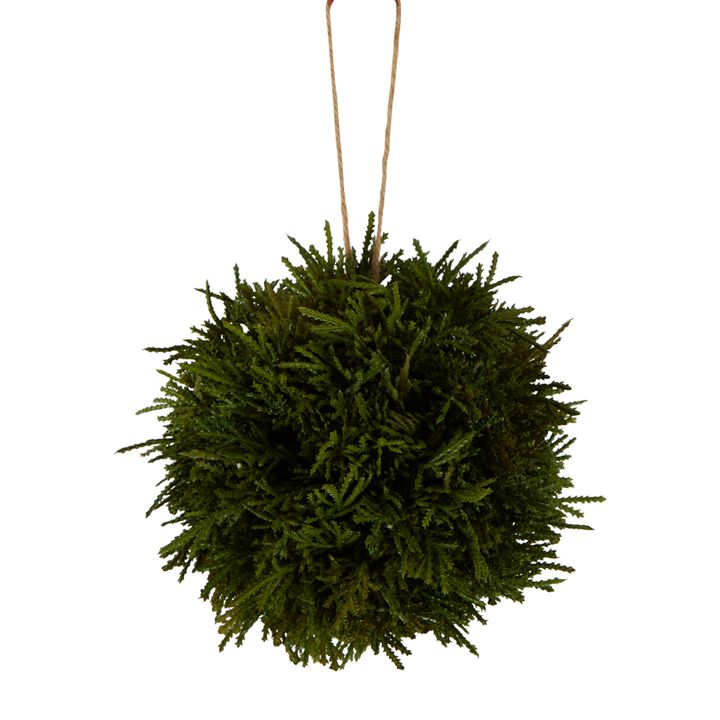 Cypress Hanging Ball Green 15cm