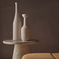 Tulo Vessel Tall Brown