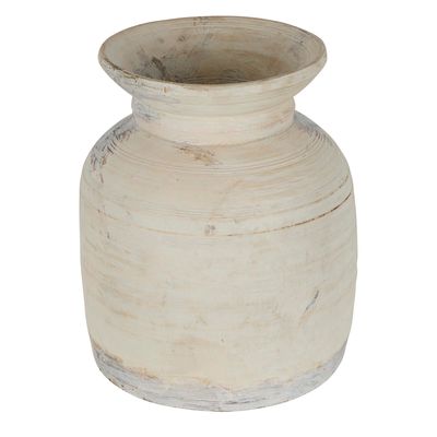 Abelia Wooden Planter Pot Natural Large