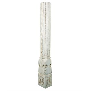 Wooden Pillar Candle Stand