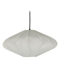 Torpido Ceiling Pendant Ivory with Black Cord Drop