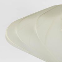 Torpido Ceiling Pendant Ivory with Black Cord Drop
