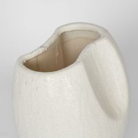 Scallop Vase Medium White