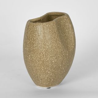 Scallop Vase Medium Olive