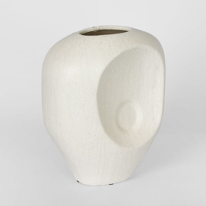 Scallop Vase Large White