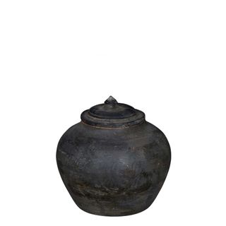 Shanxi 120 Year Terracotta Pot With Cap Small
