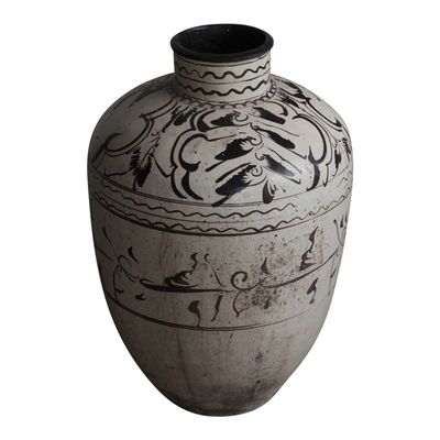 Xi'an 130 Year Old Terracotta Urn 90822