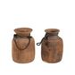 Wooden Pot with Rope Small