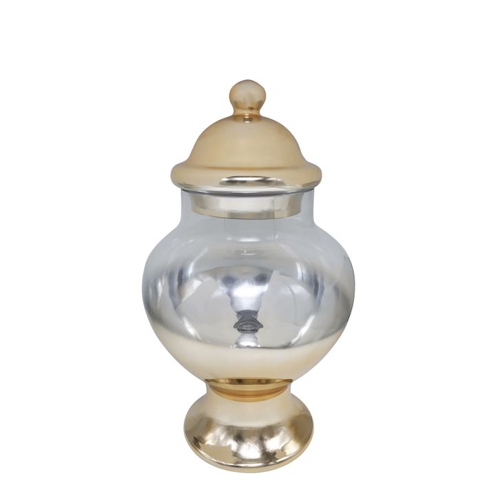 Cero Glass Jar Large Gold