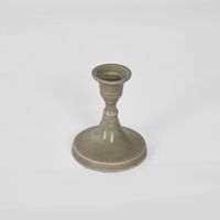 Soulor Enamel Candle Stand Taupe