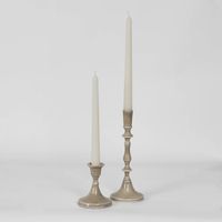 Saxsa Enamel Candle Stand Taupe