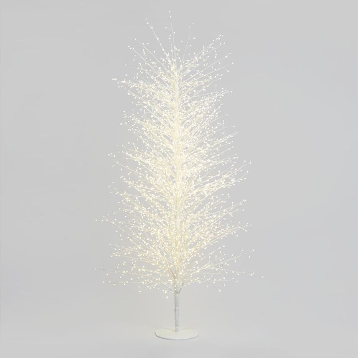 White Forest Light Up Tree Extra Large 210cm
