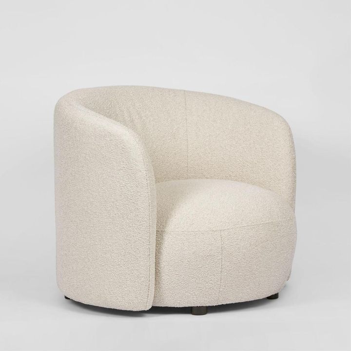 Plume ArmChair Vanilla Boucle