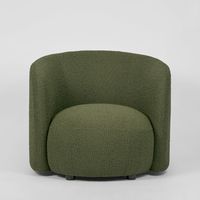 Plume Chair Olive Boucle