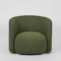 Plume ArmChair Olive Boucle