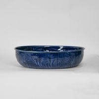 Embossed Enamel Bowl SML Blue