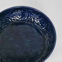 Embossed Enamel Bowl SML Blue