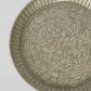 Embossed Enamel Round Tray Taupe