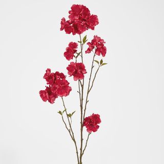 Peach Blossom Spray 118cm Dark Pink