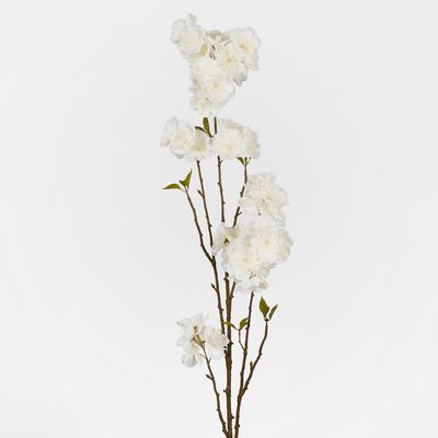 Peach Blossom Spray 118cm White