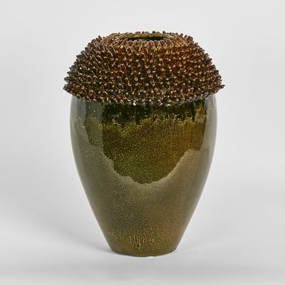 Keir Vase Tall Mustard