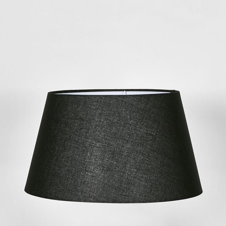 Linen Taper Lamp Shade XL Black