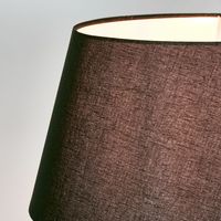 Linen Taper Lamp Shade XL Black