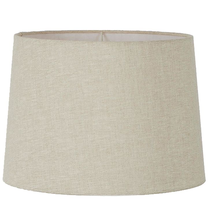 Linen Drum Lamp Shade XXXL Light Natural