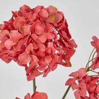 Mini Hydrangea Spray With 3 Heads Dk Pink