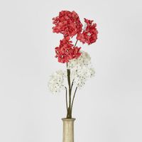 Mini Hydrangea Spray With 3 Heads Dk Pink