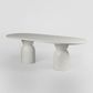Olive Dining Table Top Oval White