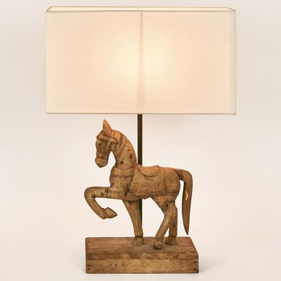 Clyde Table Lamp Base Dark Natural