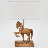 Clyde Table Lamp Base Dark Natural