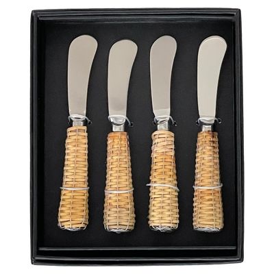 Malibu Rattan Spreaders, Set of 4