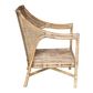 Havana Rattan Hamptons Occasional Chair W/Beige Cushion