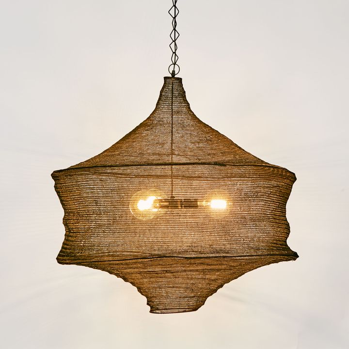 Beverly Hanging Lamp Antique Brass