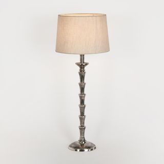 Jordan Table Lamp Base Antique Silver