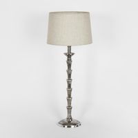 Jordan Table Lamp Base Antique Silver