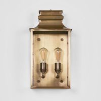 Westpoint Outdoor Wall Light Antique Brass