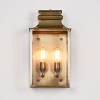 Westpoint Outdoor Wall Light Antique Brass