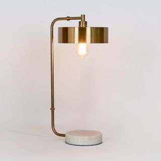 Atlas Table Lamp Antique Brass