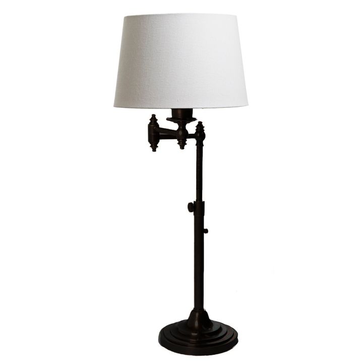 Macleay Swing Arm Table Lamp Base Black- Base Only