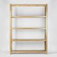 Carfu Wooden Shelf 45x150x200 Natural